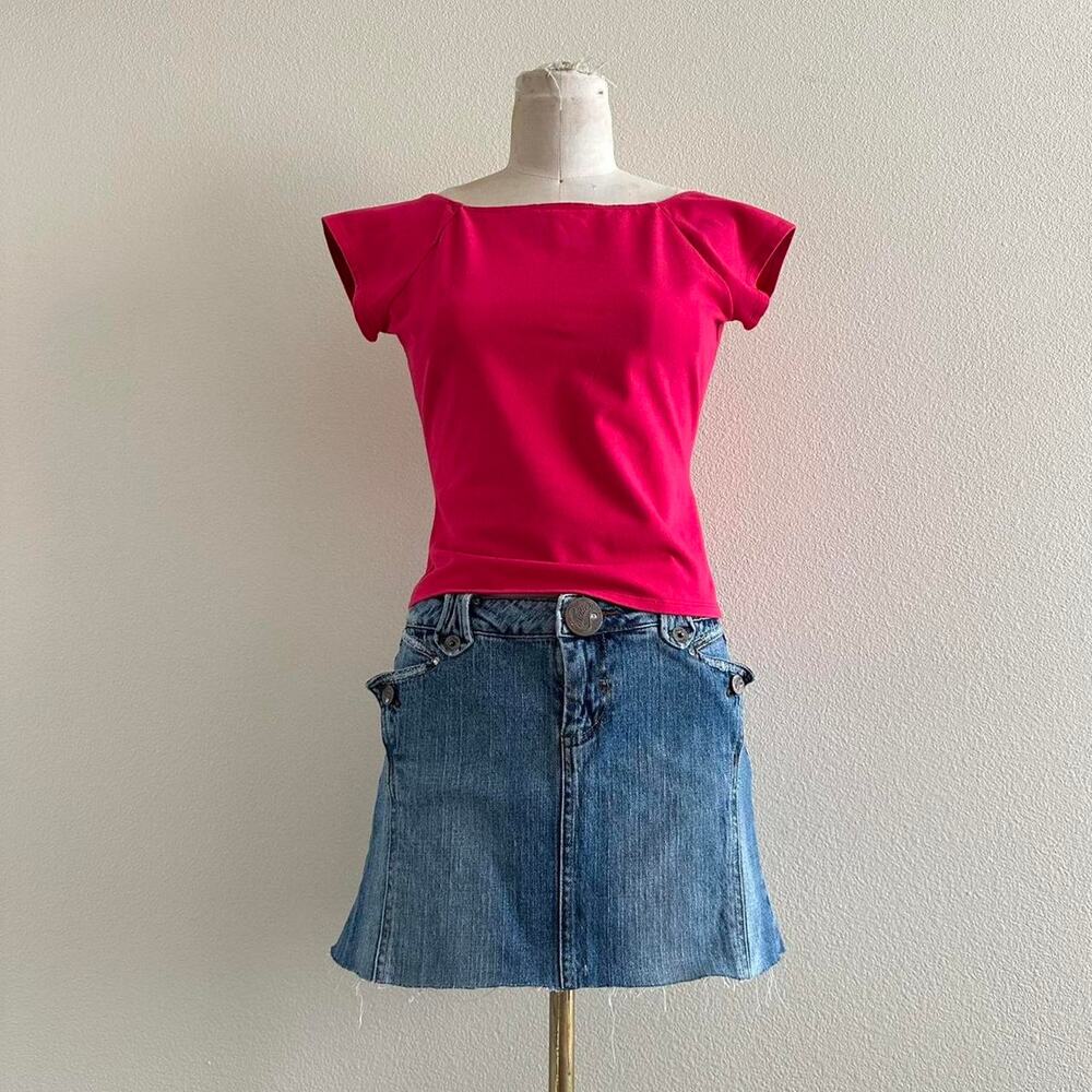 handmade hot pink top